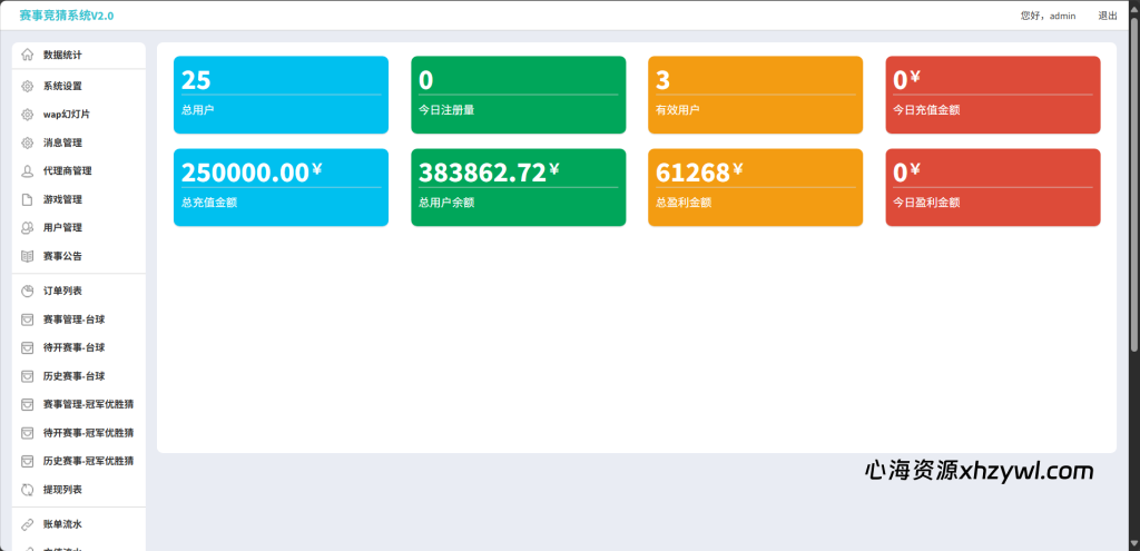 图片[5]-台球赛事预测系统源码｜支持自定义赛事与冠军积分竞猜玩法