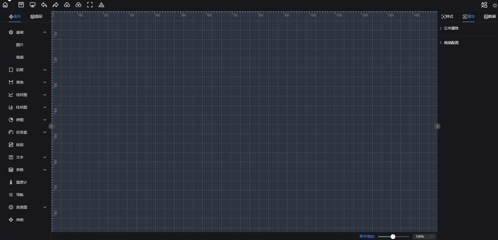 图片[1]-可视化大屏数据展示系统源码｜低代码拖拽拼接｜Vue3+TS全开源